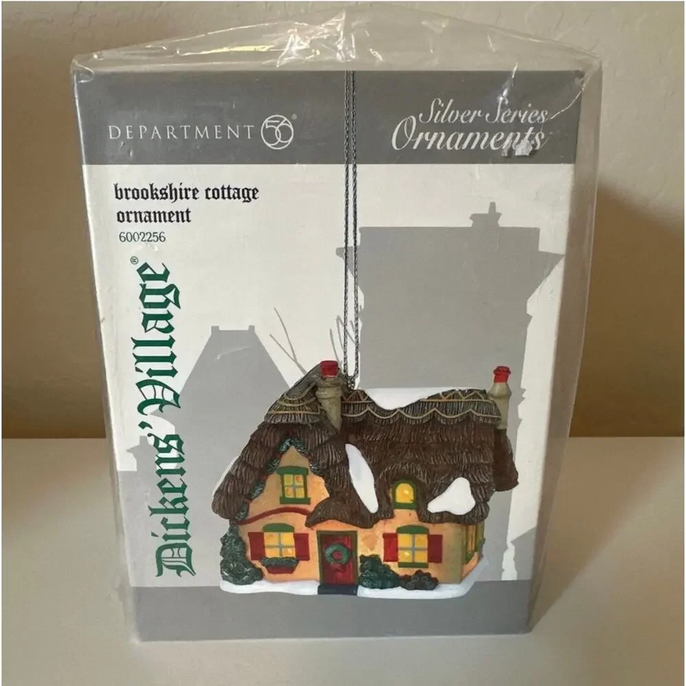 Department 56 Dicken's Village Brookshire Cottage Christmas Ornament 6002256